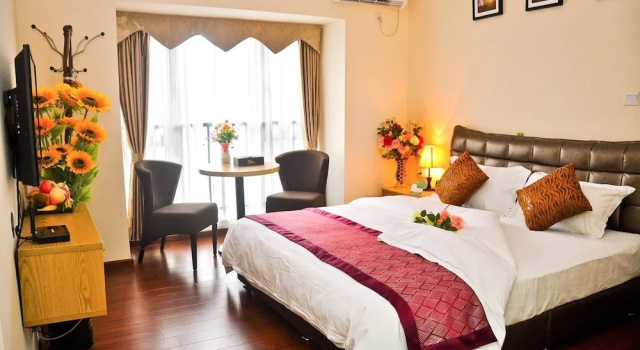 Двухместный номер Deluxe Iway Aparment Hotel Pazhou Branch