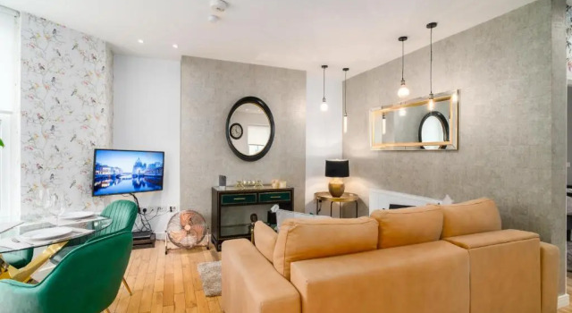 Апартаменты Цокольный этаж Oakfield Premier Apartments-High Speed WiFi-Smart SelfCheckIn-Central Cardiff Gem