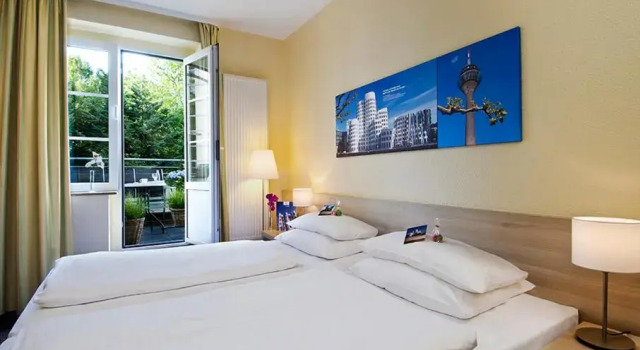 Двухместный номер Deluxe с балконом Hotel am Hofgarten
