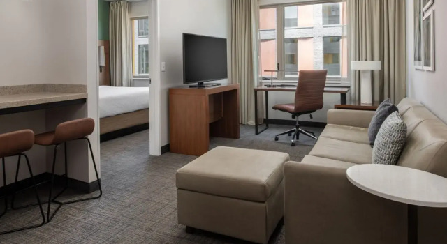 Двухместный люкс c 1 комнатой Residence Inn by Marriott Portland Downtown/Pearl District