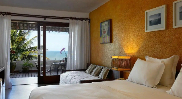 Трёхместный номер Standard с видом на море Hotel Maitei