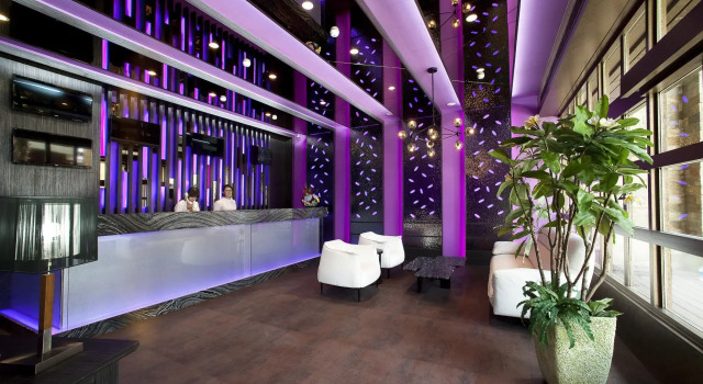 Bett im Wohnheim One Fukun Hotel