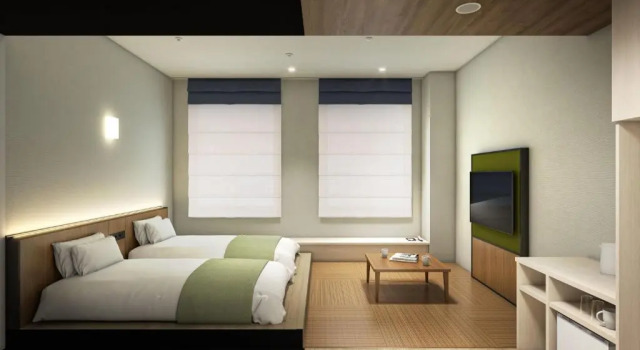 Двухместный семейный номер Standard HOTEL MYSTAYS Kumamoto Riverside