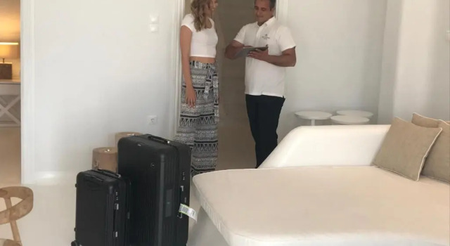 Вилла с видом на море Villa Kampani Sea View Villa Mykonos Town