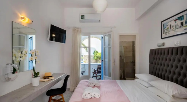 Двухместный номер Standard с видом на бассейн Galinos Hotel for adults only