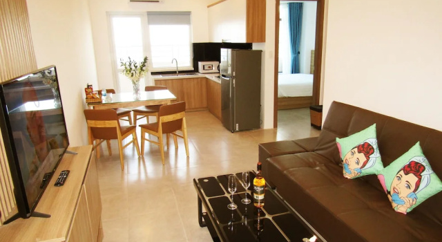 Номер Deluxe Пентхаус с 2 комнатами с балконом и рядом с пляжем SoHo Apartment