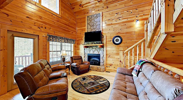 New Listing! 2 Luxe Mountain S, Sleeps 24! 7 Bedroom Cabin, Забронировать Дом для отпуска Севьервилл Great Smoky Mountains National Park