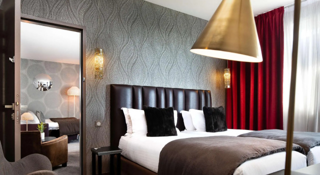 Четырёхместный семейный номер Standard Best Western Plus Hôtel Isidore