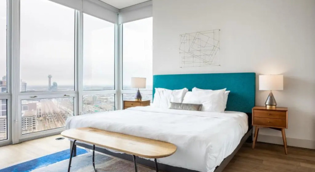 Апартаменты с 2 комнатами с видом на город Mint House Dallas - Victory Park