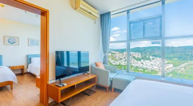 Трёхместный семейный люкс с красивым видом из окна Tasha Vacation Apartment