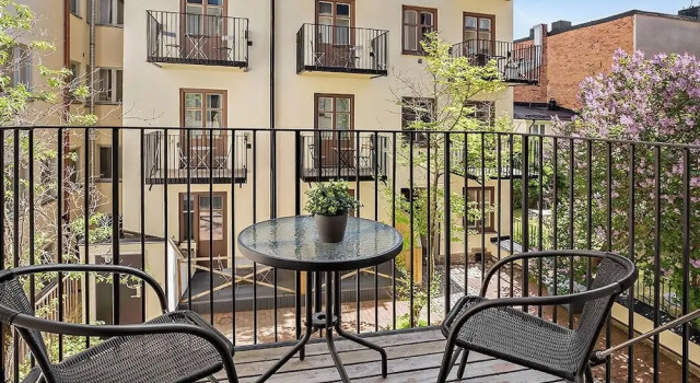 Двухместная студия с балконом Forenom Apartments Stockholm Johannesgatan