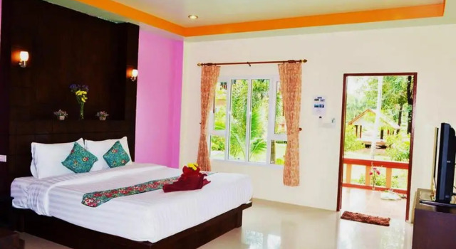 Двухместное бунгало Deluxe с видом на сад Peaceful Resort Koh Lanta