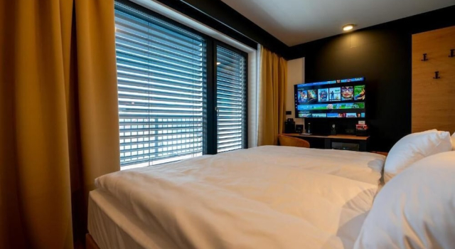 Двухместный номер Deluxe с балконом и с видом на парк Hotel Nobilis