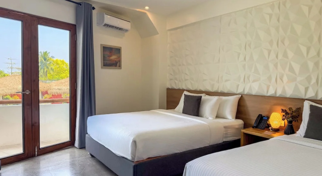 Трёхместный номер Deluxe с видом на бассейн Secret Garden Resort & Villas Panglao Island