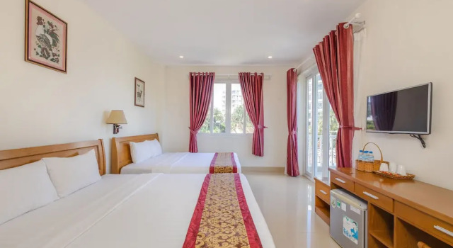 Четырёхместный семейный номер Standard с балконом Melica Resort Phu Quoc