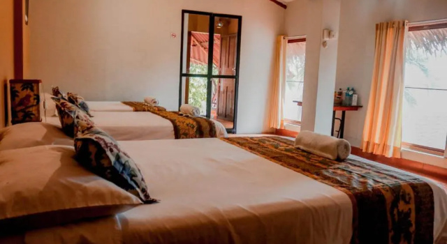 Juniorsuite med altan La Patarashca Hotel