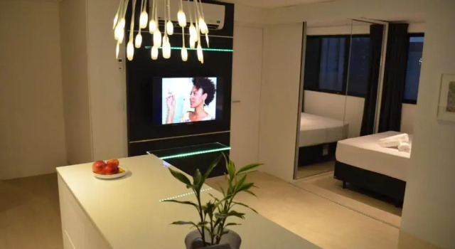 Студия с красивым видом из окна Goldenland Home Service