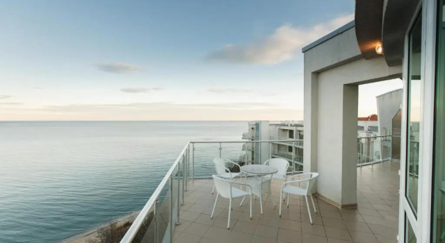 Апартаменты Deluxe с 2 комнатами с видом на море Silver Beach Apart Complex