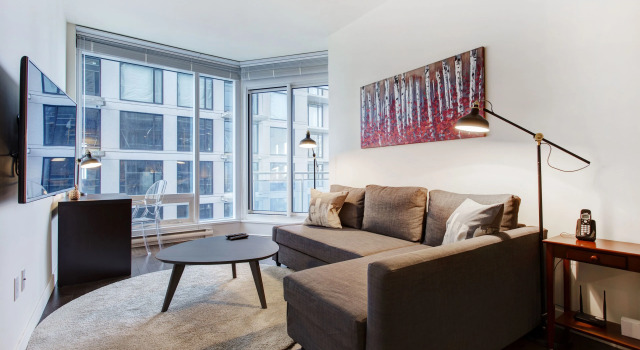 Place des Festivals Serviced Apartments by Hometrotting, Rezervovat Apartmán Apartmány v Montreal, poblíž Quebecor, Apartmán