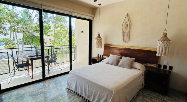 Pool with Private Balcony  Studio S13