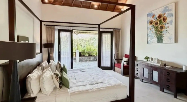 Вилла Deluxe с 2 комнатами с балконом и с видом на сад Villa Kipas