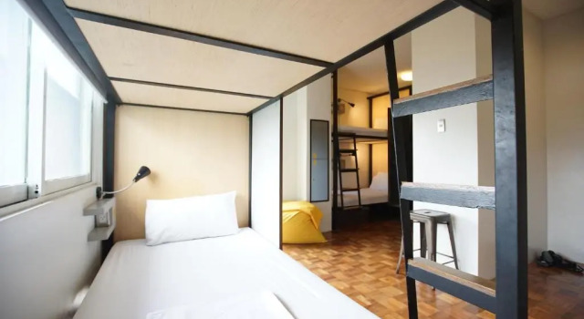 Кровать в общем номере Z Hostel