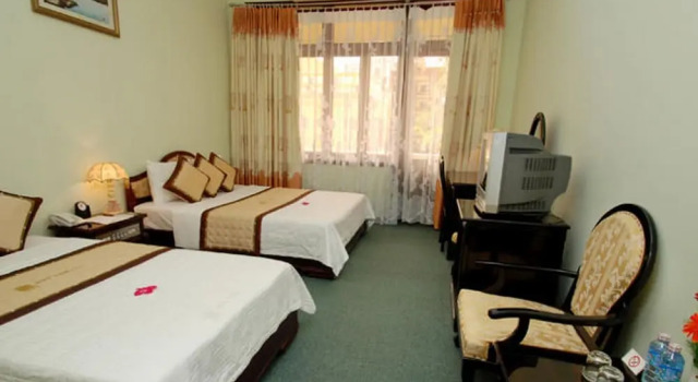 Двухместный номер Deluxe с балконом и с красивым видом из окна Duy Tan Hotel