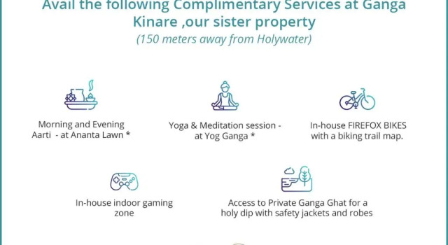 Семейный номер Standard HOLYWATER Hotel by Ganga Kinare #150 mts from Ganga Ghat Rishikesh