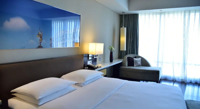 Двухместный номер с видом на город Park Hyatt Hotel and Residences, Hyderabad