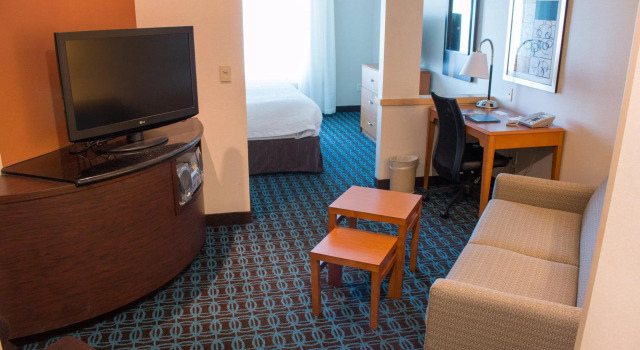 Двухместная студия Fairfield Inn & Suites Oakland Hayward