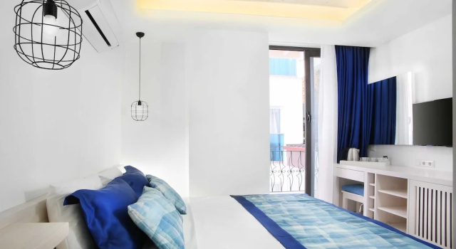 Одноместный номер Standard с балконом и с частичным видом на море Nur Beach Hotel