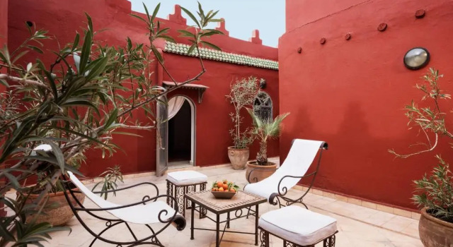 Семейный люкс Riad Les Jardins dHenia