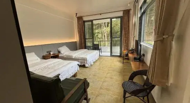 Люкс с 3 комнатами с балконом Longmen Nankunshan Gaofeng Mountain Villa