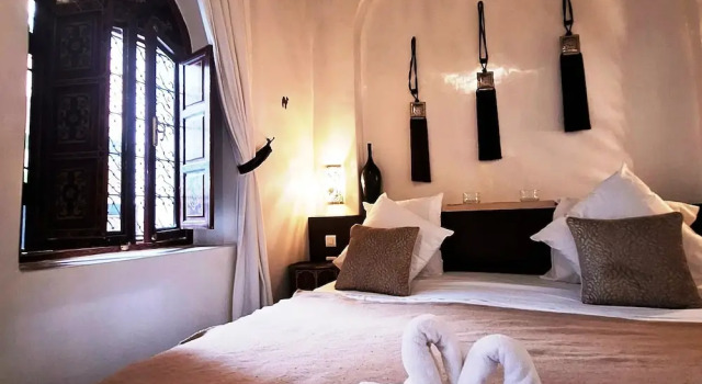 Camera doppia Superior con balcone Riad Dar El Grably