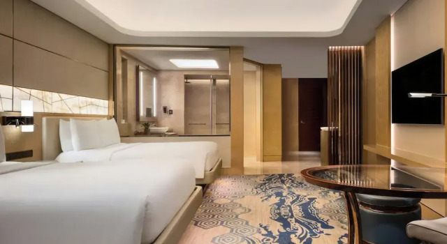 Camera quadrupla Standard con vista JW Marriott Hotel Macau