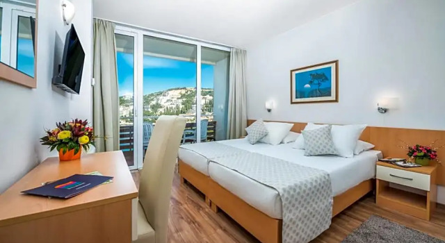 Двухместный номер Standard с балконом и с видом на море Adriatic Hotel