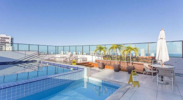 Апартаменты Conforto E Estilo No Beach Class Santa Maria