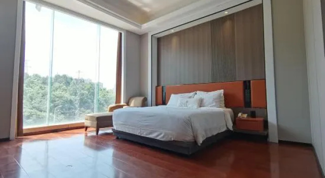 Люкс Deluxe Malata Carrey International Hotel (Wuhan Textile University tanxinpei Park Subway)