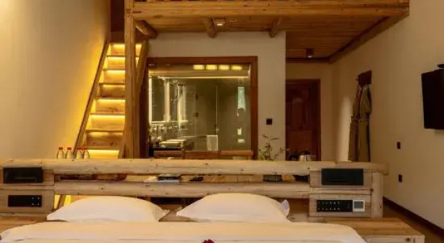 Люкс Jiabang Yunshang Terrace View Hotel