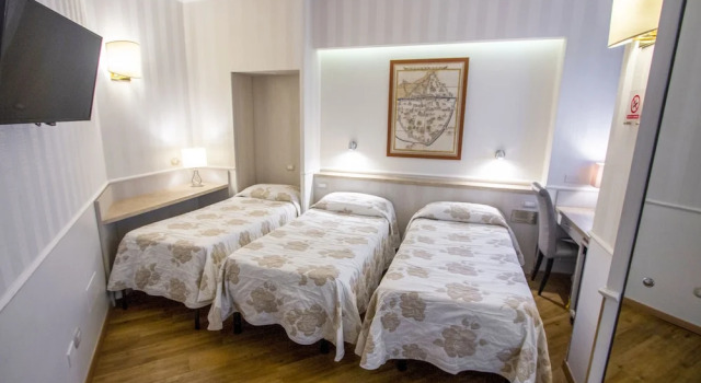 Трёхместный номер Hotel Flora
