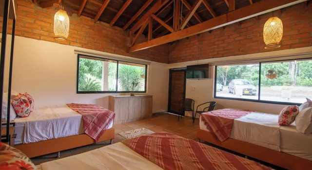 Семейный номер Standard с видом на сад Tres Lagos Finca Hotel