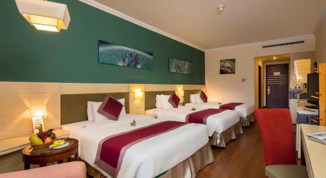Трёхместный номер Deluxe Sai Gon Quang Binh Hotel