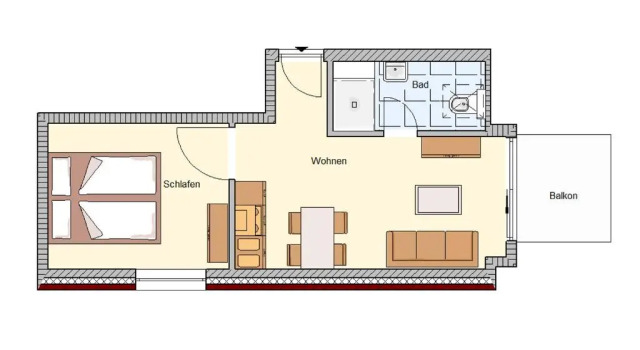 Апартаменты Ferienwohnung Windrose 14