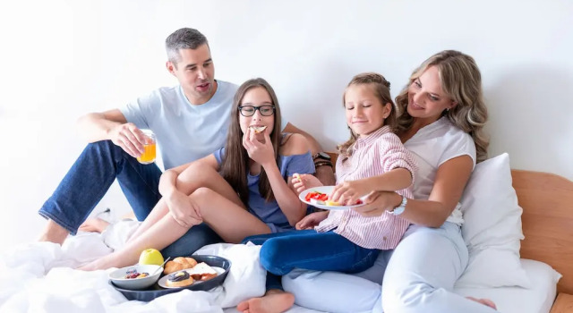 Четырёхместный номер Standard с балконом Apartmány Engadin