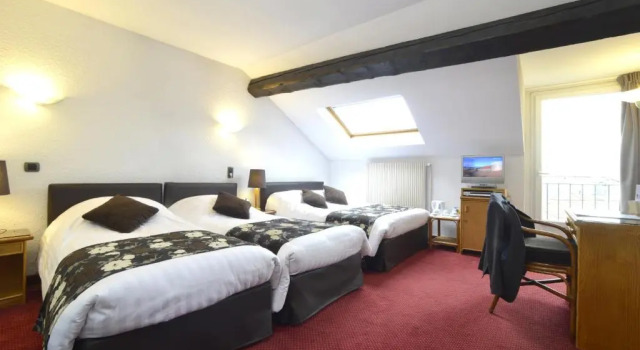 Семейный номер Superior Hôtel d’Angleterre Grenoble Hyper-Centre