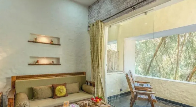 Номер Superior с балконом и с видом на окрестности Paatlidun Safari Lodge, Jim Corbett