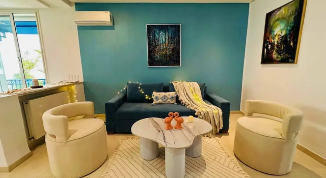 Les Suites Jumelles Sea View Gammarth, Rezerwuj Apartament Sidi Daoud Tunis
