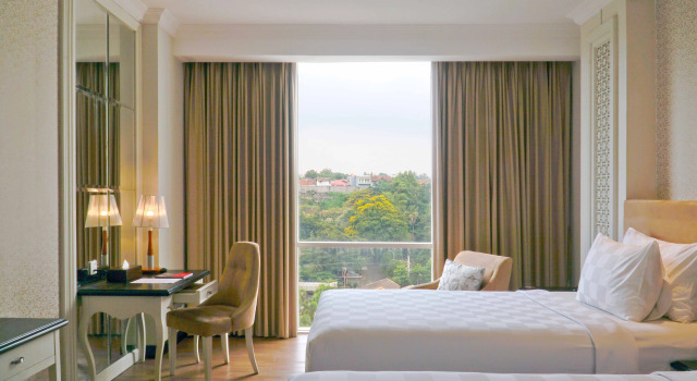 Двухместный номер Deluxe с видом на сад Swiss-Belhotel Lampung