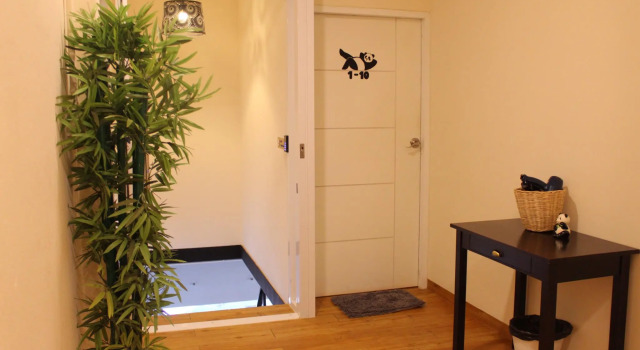 Кровать в общем номере Mad Panda Hostel