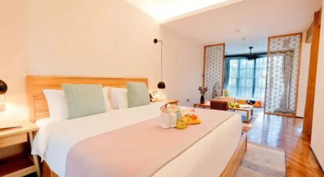 Rodzinny suite z widokiem na jezioro Alor Valley